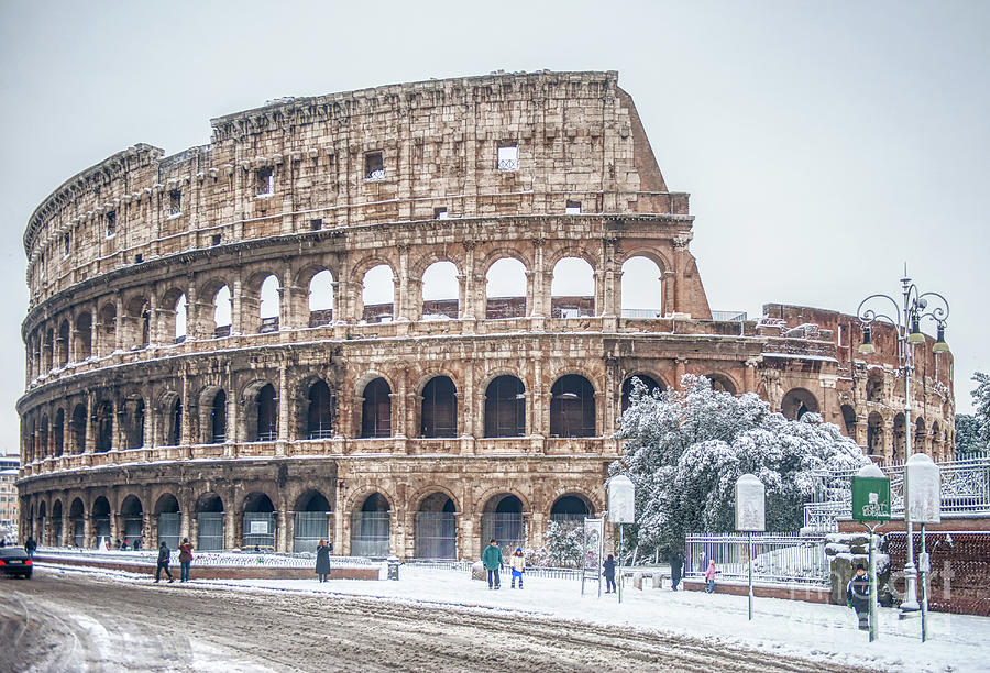 coliseum snow and winter stefano senise