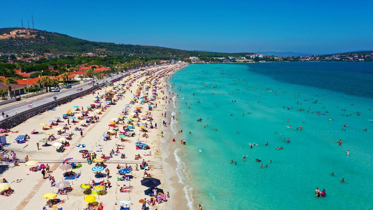 Famous for its Beach and Thermal Waters Ilica in Cesme