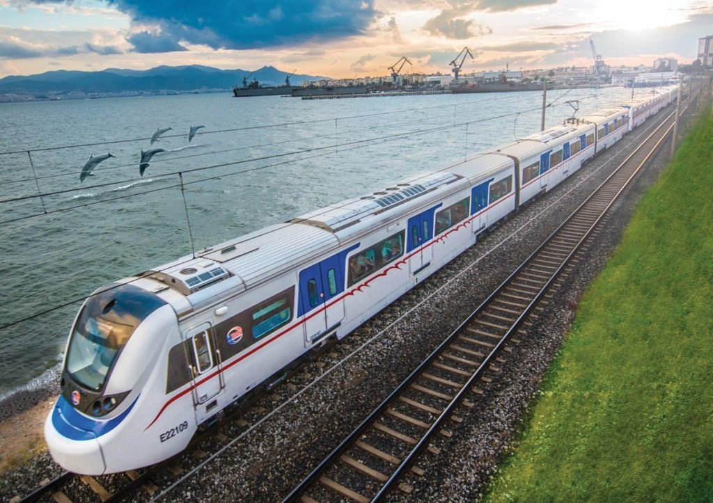 Izmir Transport Izban Tramway Train in the city Turkey 1024x723 1