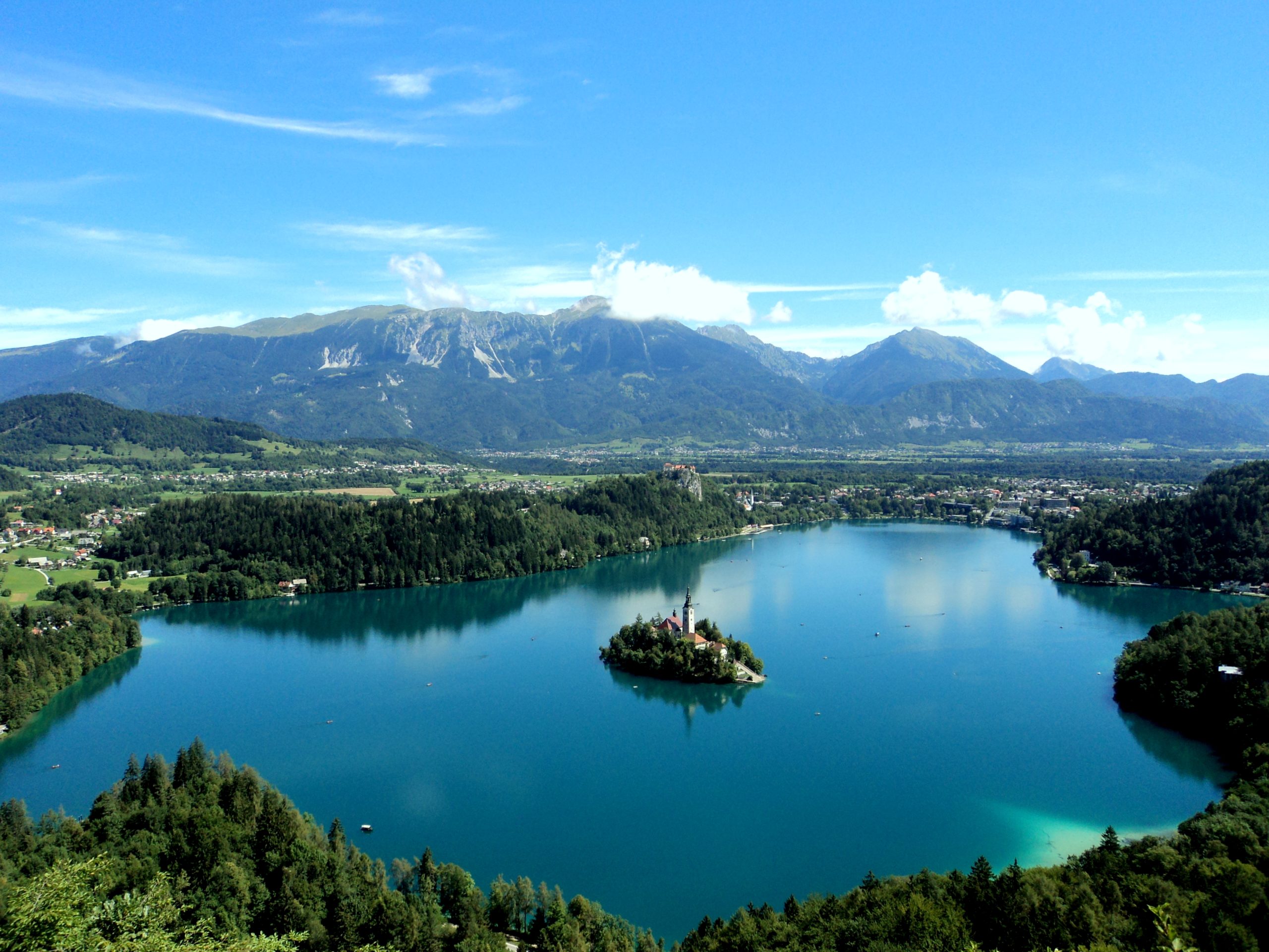 Lake Bled from the Mountain scaled