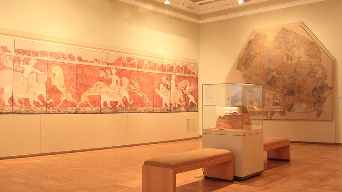 The Culture and Art of Pre Islamic Central Asia Exhibition view Courtesy of The State Hermitage