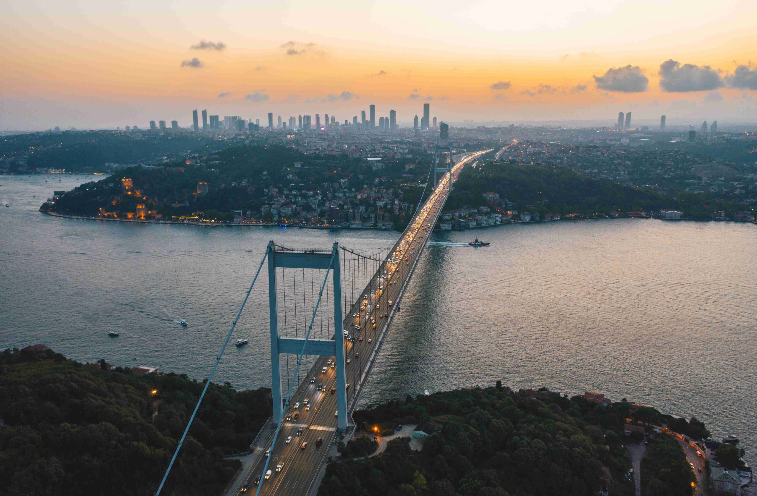 istanbul bosphorus bridge at sunset with car traff 2021 08 29 17 48 45 utc 2 scaled 1